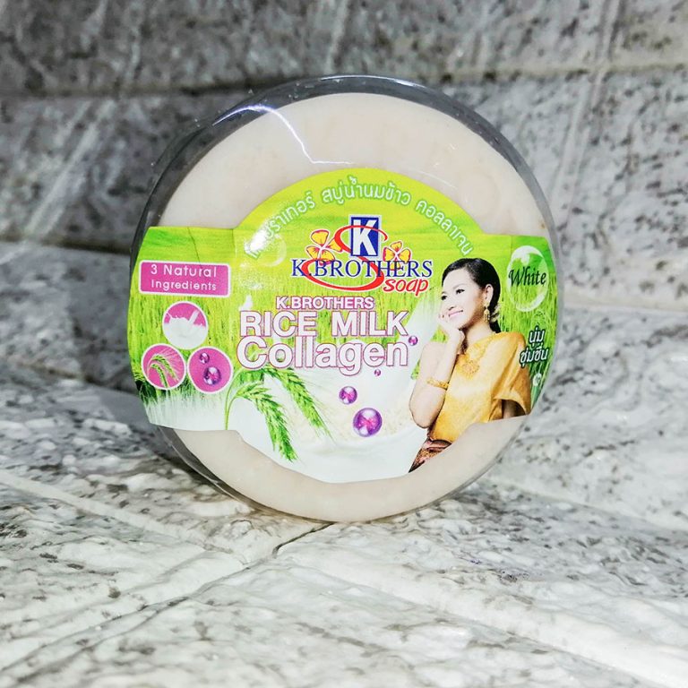K Brothers Rice Milk And Collagen Soap (White) Aggies Outlook