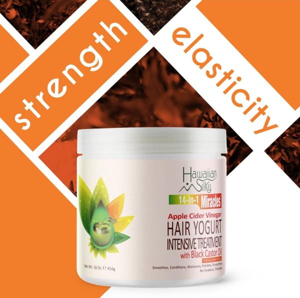 Hawaiian Silky Apple Cider Vinegar Hair Yogurt Intensive Treatment - Image 2